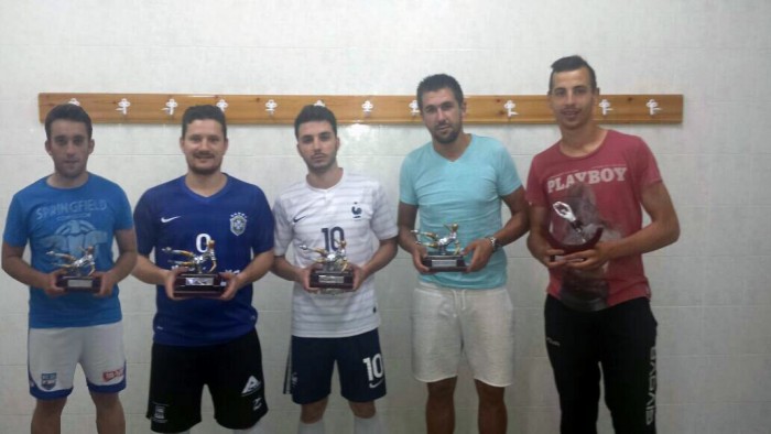 FOTO DEL QUINTETO IDEAL LIGA de PINILLA 2014/2015
